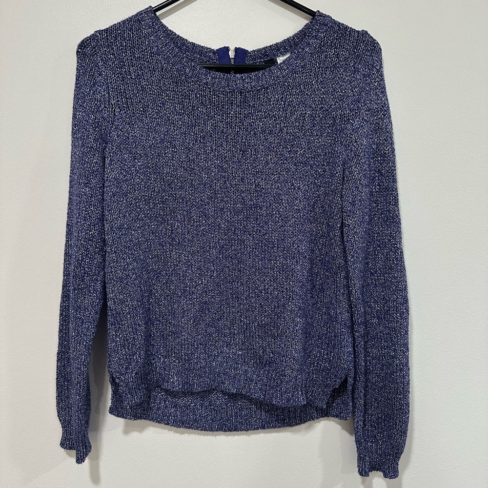Divided Navy Blue Crew Neck Sweater